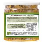 Dhampurgreen Turmeric & Ginger Jaggery Powder, 300G | Spiced Jaggery Powder | Haldi & Sonth Gur - Fast UK Delivery - Image 3