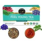TEACURRY Anti Ageing Tea (1 Months Pack, 30 Tea Bags) - Helps in Wrinkles, Skin Glow, Hair Care, Premature Ageing - Anti Ageing Tea for Women - Herbal Tea for Skin - Feel Young Tea - Fast Shipping to USA & Canada - Image 2