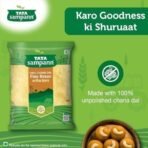 Tata Sampann 100% Chana Dal Fine Besan, Gram Flour, 1 Kg - Fast UK Delivery - Image 4
