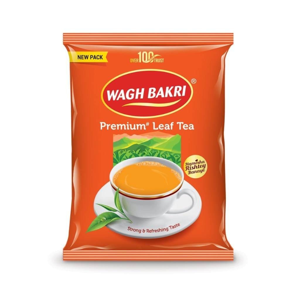 uk51mf9a40TuL-1.jpg Wagh Bakri Premium Assam Leaf Tea, Strong Taste & Refreshing Aroma, 250 Grams - Fast UK Delivery - Image 1
