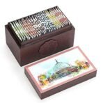 Octavius Taj Wooden Tea Gift Box - 30 Tea Bags | Assortment Of Fine Black & Green Tea | Rakhi Gift Hamper | Gift For Sister | Gift For Brother | Premium Gift Box | Assorted Tea Gift Box - Fast UK Delivery - Image 3