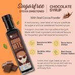 Bliss of Earth Chocolate Syrup Sugar free, for Hot Chocolate, Coffee, Milkshake, Real Cocoa Powder. Zero Calorie, Diabetic Safe & Keto. No Artificial Flavour. 500ml - Fast UK Delivery - Image 5