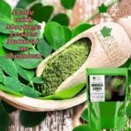 BLISS OF EARTH 250GM Organic Moringa Leaves Powder+250GM Organic Lakadong Turmeric Powder Pack of 2 - Fast UK Delivery - Image 3