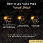 Vedic Roots Natural Shilajit Resin Men & Women,Liquid Shilajeet Enriched with Fulvic Acid & Vitamins Stamina Strength Booster Supplement - 30 gm X 4 - Fast UK Delivery - Image 6