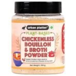 Urban Platter Chicken-Less Bouillon & Broth Powder, 200g (Makes Chicken Stock, Perfect for Plant-Based Cooking, Stock de Poulet) - Fast UK Delivery - Image 2