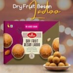 Haldiram's Dry Fruit Besan Ladoo (No Added Sugar) 400g | Handcrafted Indian Traditional Sweets | Made with Pure Ghee | Diwali Gifts Hampers for Family and Friend | Authentic Laddu Taste | Made with Premium Ingredients | Sweets Gift Pack for Festival - Fast UK Delivery - Image 3