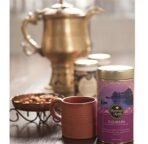 Karma Kettle Gulmarg Kashmiri Kahwa Green Loose Aromatherapy Natural Detox Tea Leaf with Almonds, Saffron, Apricots, Spices, 50 g - Fast UK Delivery - Image 3