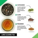 TEACURRY Lungs Cleanse Tea Box - (30 Tea Bags, 1 month Pack) - Lung Detox Tea | Helps Quit Smoking And Clean Lungs | Herbal Lung Wellness Tea - Fast UK Delivery - Image 4