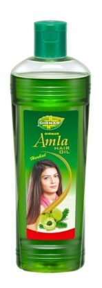 Girnar Natural Hair Oil with Amla, Anti Dandruff and Anti Hair Fall Formula, Amla Herbal Hair Oil500ml For Women And Men - Fast UK Delivery