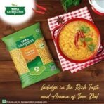 Tata Sampann Unpolished Toor Dal/Arhar Dal, 2 kg - Fast UK Delivery - Image 3