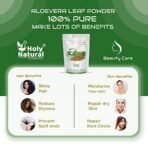 Holy Natural Aloe Vera Powder - 250 GM | For Hair & Skin Care | Suitable for all type of Hair & Skin | Useful For Men & Women - Fast UK Delivery - Image 7