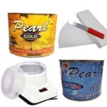 PMPEARL Waxing Kit Combo (Wax Heater + Cold Wax (600 gm) + Dtan Wax (600 gm) + Wax Strips (30) + Wax Spatula) - Fast UK Delivery