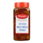 ROOPAK'S PIK-N-PAY Red Chilli Pickle Handmade with Love | Traditional Recipe | Sun Dried Red Chilli |Red Chilli Ka Achar- No Artificial Colour & Flavour (400 g) - Fast UK Delivery
