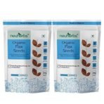 Neuherbs Raw Unroasted Flax Seeds with Fiber for Weight Management Combo Pack of 2-250G Each - Fast UK Delivery - Image 2
