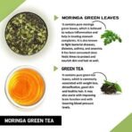 TEACURRY Moringa Green Tea - 30 Tea Bags | Helps With Cholesterol, Blood Pressure | Moringa Green Tea For Weight Loss Management | 100% Natural, 100 Gm - Fast Shipping to USA & Canada - Image 3