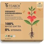 Teabox Organic Ashwagandha Green Tea 50 Teabags & Teabox Organic Rose Green Tea 25 Teabags - Fast UK Delivery - Image 3
