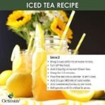 Octavius | Lemon Green Tea - 100Gm (Pack of 2) | 100 Cups | 100% Natural Ingredients | Loose Leaf | Lemon Extracts | Rich in Vitamin C |Antioxident Rich | Boost Immunity | Improves Metabolism | 200 Gm Box - Fast UK Delivery - Image 5