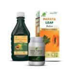 Cura Immunity Kit I For Flue Infection & Low Platelets Count I Rich & Premium blend of Giloy Papita Juice 500ml, Papaya Leaf Juice 200ml & Giloy Tablet 60 tab I Ayurvedic Supplement - Fast UK Delivery