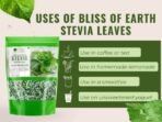 Bliss of Earth Organic Stevia Leaves Dried, Natural & Sugarfree, Best Taste, 100GM - Fast UK Delivery - Image 4