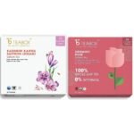 Teabox Fresh Kashmiri Kahwa Saffron (Kesar) Green Tea Bags 25 Pieces & Teabox Organic Rose Green Tea 25 Teabags - Fast UK Delivery