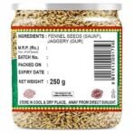 Dhampurgreen Gur Saunf, 250g | Mouth Freshener | Mukhwas Gur Saunf | Jaggery Coated Fennel Seeds | After Meal Snack | Sompu - Fast UK Delivery - Image 3