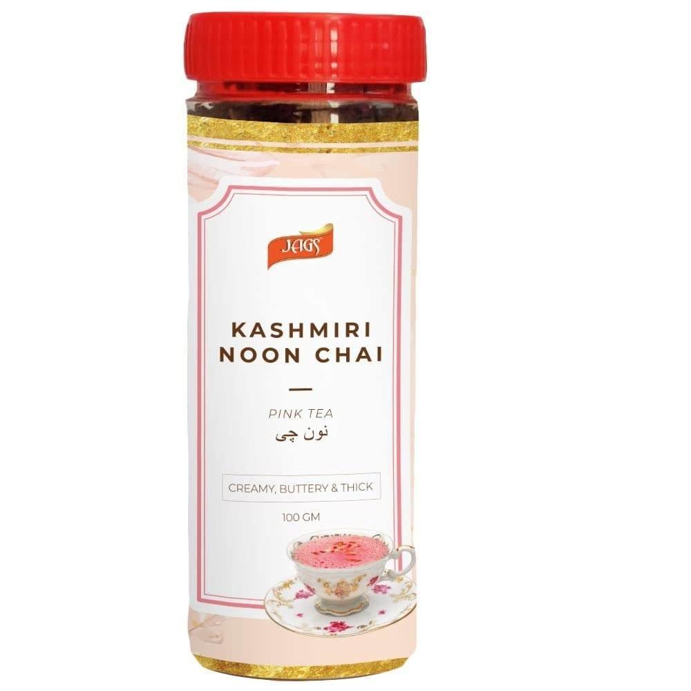 uk51tHVSndQaL-1.jpg JAGS Noon Chai (Kashmiri Pink Tea) -90 Gms - Fast Shipping to USA & Canada - Image 1