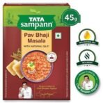 Tata Sampann Pav Bhaji Masala with Natural Oils, 45g, Crafted by Chef Sanjeev Kapoor, With Chefs Exclusive Tip, Rich Aroma & Flavour - Fast UK Delivery - Image 3