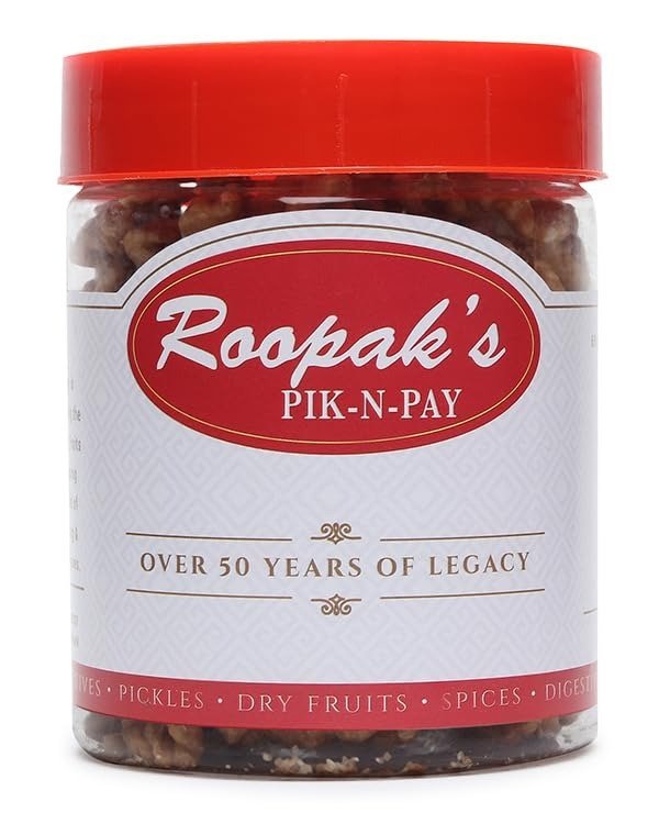 uk51tVdpoTXHL-1.jpg ROOPAK'S PIK-N-PAY Dry Fruits Natural Walnuts Akhrot | Latest Fresh Walnut Akhrot | High in Protein & Iron | Low Calorie Nut | Healthy & Delicious | 250 Gram - Fast UK Delivery - Image 1