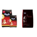 Drools Chicken and Egg Adult Dry Dog Food, 3 kg with Free 1.2 kg&Drools Focus Starter Super Premium Dry Dog Food, Chicken Flavour, 1.2kg - Fast UK Delivery