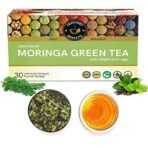TEACURRY Moringa Green Tea - 30 Tea Bags | Helps With Cholesterol, Blood Pressure | Moringa Green Tea For Weight Loss Management | 100% Natural, 100 Gm - Fast Shipping to USA & Canada - Image 2