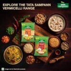 Tata Sampann Unroasted Vermicelli | Protein Rich Seviyan | Made with Suji | No Added Maida | Source of Dietary Fibre | 400g - Fast UK Delivery - Image 8
