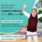 Zandu Seniorz BoneStrength Tablet, 60 Tablet, Clinically proven to Help Increase Bone Mineral Density & Collagen, Rich in Natural Calcium, Vitamin D3 | with Hadjod - Fast UK Delivery - Image 3
