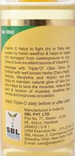 SBL Triple - O Massage Oil with Olea Olive oil (Combo of Two 200 ml pack) - Fast UK Delivery - Image 5