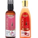 Panchvati Herbals 100ml Onion Oil and 100ml Onion Shampoo - Miraculous Formula for Hair Fall, Help for Scalp and Roots & Helping New Growth and Reducing Hair Fall - Combo-Pack - Fast UK Delivery