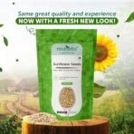 Neuherbs Sunflower Seeds | Dry Seeds For Eating | Raw Healthy Snack For Skin | Rich In Protein & Vitamin E Superfood | Diet Food - 200GM - Fast UK Delivery - Image 4