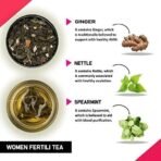 TEACURRY Women Support Tea|1 Months,30 Teabags- Spearmint,Asparagus,Shatavari,Nettle|Helps With Hormonal Balance,Tubal Blockage,Fibroids&Menopause.,2 grams - Fast Shipping to USA & Canada - Image 3