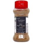 Tassyam Premium Black Pepper Powder 80g | Dispenser Bottle - Fast UK Delivery - Image 2