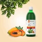 KRISHNA'S HERBAL & AYURVEDA Papaya Leaf Juice-1000 Ml Fresh Papaya Leaves Helps To Boost Platelets Count - Fast UK Delivery - Image 4