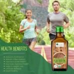 Bliss of Earth 500ML Certified Organic Flaxseed Oil for Eating & Hair, Cold Pressed & Hexane Free - Fast UK Delivery - Image 7