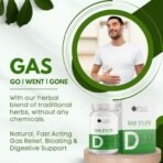 Bliss of Earth Gas Relief Powder For Fast Gas & Bloating Relief, Eases Stool Pressure, Digestive Aid for Acidity and Stomach, 100gm - Fast UK Delivery - Image 3