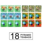 Karma Kettle Antioxidant Rich and Immunity Boosting Green Tea Sampler Box, 3 Tea Bags Each 6 Different Flavour, 18 Pyramid Tea Bags, 40 g - Fast UK Delivery - Image 5