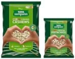 Tata Sampann Pure Cashews Whole| 500g & Tata Sampann Pistachios Roasted and Salted | 200g - Fast UK Delivery - Image 2