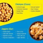 Dhampure Speciality Gur Chana, 150 grams | Chickpeas Sweets Snacks With Jaggery | Roasted Chickpeas - Fast UK Delivery - Image 5