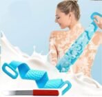 PMPEARL Wax Knife/Waxing Spatula/Applicators/for Women Hair Removal - Plastic Handle Stainless Steel Knife with Silicone Body Back Scrubber Bath Belt tor Skin/Bathing For Kids Men And Women - Fast UK Delivery - Image 3