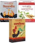 PATANJALI Ashvagandha + Shilajit capsule+ Ashvashila 20 cap each - Fast UK Delivery