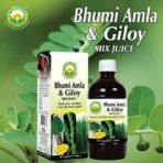 BASIC AYURVEDA Bhumi Amla & Giloy Mix Juice With Wheatgrass 450 Ml | - Fast UK Delivery - Image 3