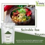 Holy Natural Spirulina Powder (250gm) | Green Super Food, Nutrition Supplement | For Energy & Immunity | Perfect for Men & Women - Image 6