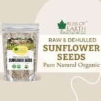Bliss of Earth Dehulled Sunflower Seeds 200gm for Eating & Weight Loss, Naturally Organic Superfood - Fast UK Delivery - Image 3