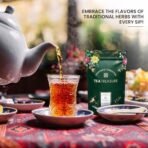 Tea Treasure Kashmiri Kahwa Green Tea, Blend of Rose Petals, Long, Indian Cinnamon, Almond & Many More for Better Digestion 50 g - Fast UK Delivery - Image 5