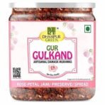 Dhampurgreen Gur Gulkand | Rose Petal Spread | Jam | Artisanal Damask Mouth Freshener | Indian Gulab Mukhwas For Paan | Made With Gur Jaggery, 500 grams - Fast UK Delivery - Image 2